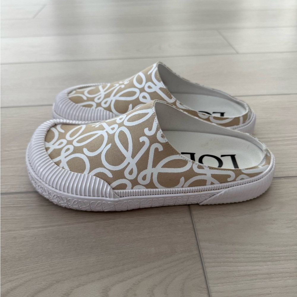 Loewe Canvas Printed Mules - Picture 4 of 8